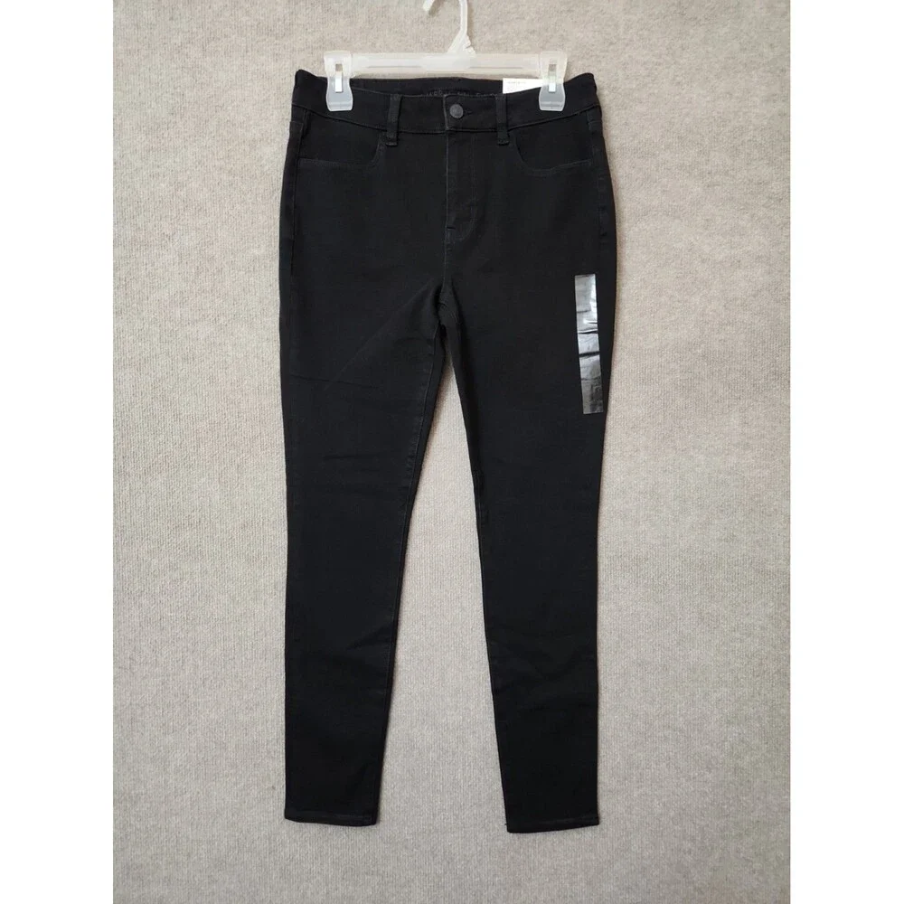 American Eagle Dream Stretch Jegging Jeans Womens 8 29 Black NEW
